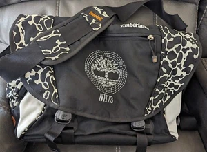 TIMBERLAND MESSENGER BAG Vintage T29 NH73 Black - Picture 1 of 6