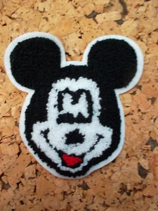 Wunderschöne Mickey Maus zum Aufnähen Applikation H ca.9,5cm, B ca.9,5cm Neu - Bild 1 von 1