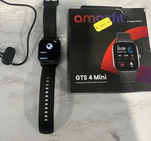 Mini montre connectée Amazfit Gts 4 noir minuit. - Photo 1 sur 1