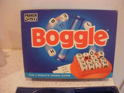 Boggle - The 3 Minute Word Game (1994 Parker) Complete Vintage - Image 1 of 3