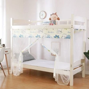 Polyester Fabric Floral Print Mosquito Net Insect Proof Summer Netting Student - Picture 1 of 14