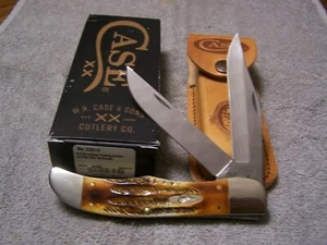 CASE Brand new 6.5 BONESTAG Large Folding Hunter 6.5285 SS with Sheath 03574 NIB - Picture 1 of 4