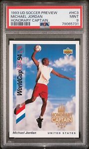 Michael Jordan 1993 Upper Deck 1994 World Cup #HC3 "Honorary Captain" PSA 9 MINT