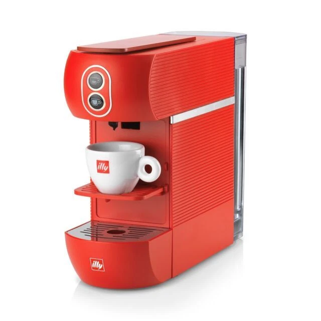 Illy Easy 23522 800W Macchina da Caffè a Cialde E.S.E. - Rossa