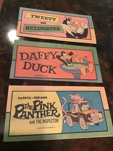 3 CARTOON MINI COMICS TWEETY & SYLVESTER Daffy Duck PINK PANTHER Prämien - Bild 1 von 2