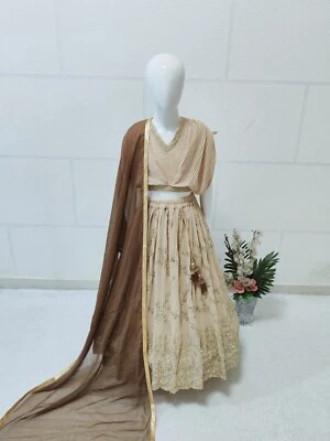 Lehenga Choli Kids Wedding Lehengas Girls Party Designer Bollywood Lehenga Top - Image 1 of 2