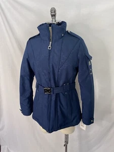 NWT ZeroXposur Ski Jacket Womens Size Small Full Zip Fleece Lined Belted Fab!! - Picture 1 of 22