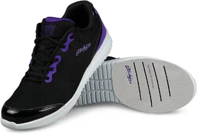 Womens KR Strikeforce Glitz Black/Purple Bowling Shoes Sizes 6 - 11