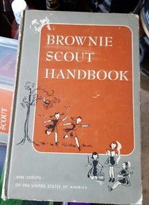 Vintage 1954 Brownie Scout Handbuch Hardcover 6. Impression - Bild 1 von 8