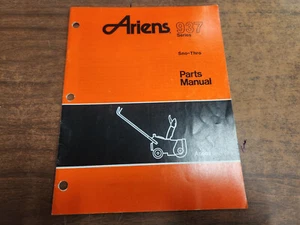 Ariens 937 Series Sno-Thro Parts Manual - Picture 1 of 5
