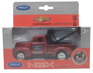 WELLY 43743 1/43 NEX MODELS CHEVROLET SERIES 1953 TOW TRUCK HIGHWAY 66 GARAGE - Picture 1 of 4