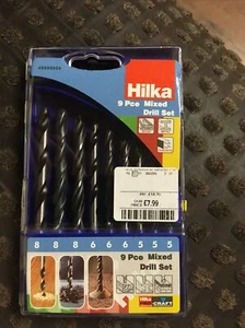 Hilka 9-teiliges gemischtes Bohrerset. Nagelneu - Bild 1 von 2