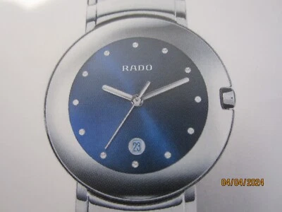 RELOJ HOMBRE RADO LA COUPOLE CUARZO TODA CERÁMICA ZAFIRO R20457152 NUEVO Foto 1 de 4