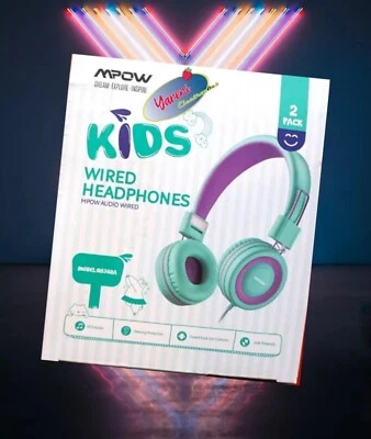 Mpow BH360A Kids Headphones 2 Pack, Wired Headphones for Kids  - Image 1 of 4