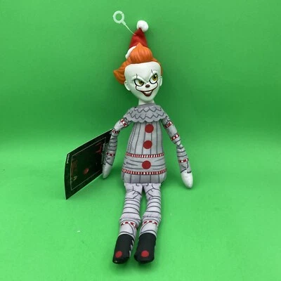 NEW Holiday Horrors Pennywise 8" IT Christmas Clown Figure Roto Phunny Kid Robot - Image 1 of 4