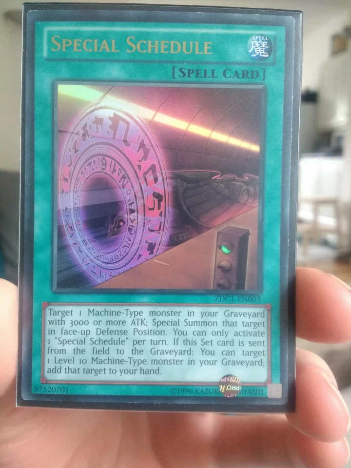 Yugioh Special Schedule ZDC1-EN003  Unlimited Ultra Rare Near Mint new sleeved  - Photo 1/1