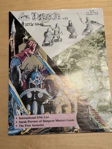 Vintage 1979 TSR The Dragon: Little Wars #22 Fantasy RPG e Miniature Gioco Rivista - Foto 1 di 4