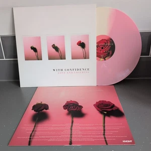 WITH CONFIDENCE - LOVE AND LOATHING USA PINK/ CREAM VINYL LP HR2498-1 EX/VG+ - Bild 1 von 11