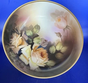 Nippon Morimura Bro (1911-1920) Handpainted 8 3/4 Footed Bowl - Picture 1 of 13