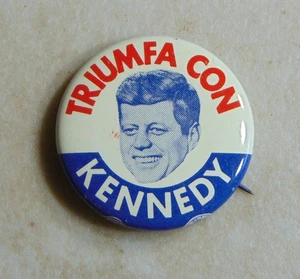 John F. Kennedy JFK 1960 campaign pin button political - Picture 1 of 1