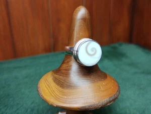 Sterling Silber Shiva Muschel Ring original aus Gemporia schönes Design - Bild 1 von 2