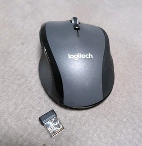 Logitech M705 Marathon Wireless Laser Mouse Gray / Black W/ Unifying Receiver - Picture 1 of 6