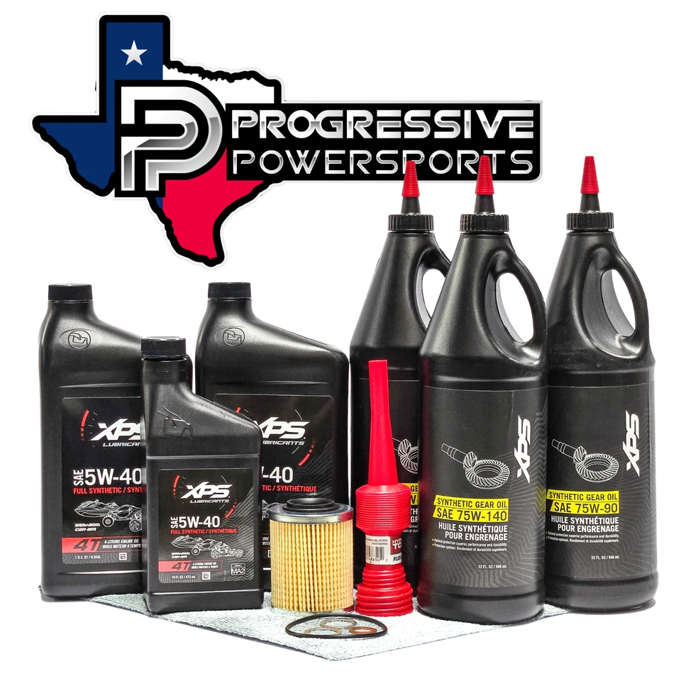 Can-Am Defender HD10 / 9 / 8 Fluid Service (OIL AND GEAR) Change Kit - Image 1 of 1