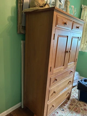 Ethan Allen, armoire wardrobe closet used - Image 1 of 4