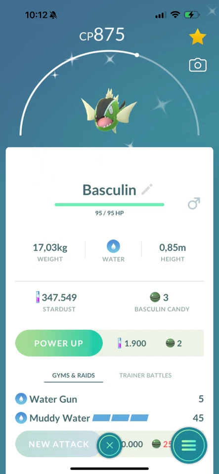 Shiny Basculin (White Striped) | Mini PTC - Image 1 of 1