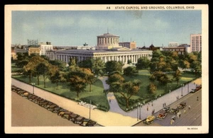 Postcard State Capitol Grounds, Columbus, OH - Picture 1 of 2