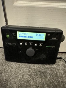 Roberts Unologic Black DAB/FM Radio with Roberts PSU - Fully Working - Picture 1 of 9