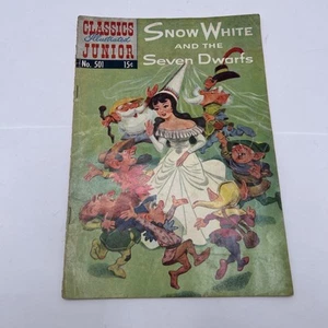 CLASSICS ILLUSTRATED JUNIOR #501 Snow White & Seven Dwarfs 1ST PRINT - Picture 1 of 16