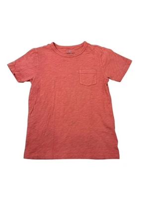 Crewcuts Boys Orange T Shirt Size Medium 8-10 Front Pocket Short Sleeve - Image 1 of 3
