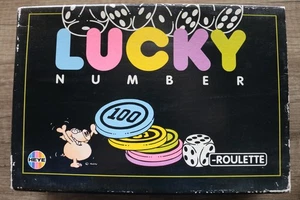 HEYE: 1990 LUCKY NUMBER Ein saukomisches Würfel-Roulette! komplett + Anleitung - Bild 1 von 3