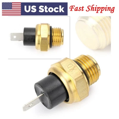 Interruptor de ventilador de refrigeración del radiador sensor de temperatura universal para bicicleta de calle Honda VFR700F Foto 1 de 4