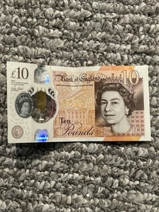 ENGLAND 10 POUND Banknote. 10 pounds English note. Cir United Kingdom. circulate - Picture 1 of 4
