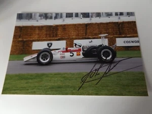 7.5" x 5" PHOTO HAND SIGNED BY JOHN SURTEES - F1 HONDA - Picture 1 of 1