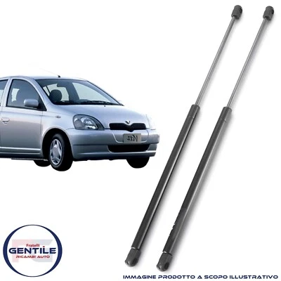 KIT MOLLE A GAS PISTONCINI COFANO BAULE POSTERIORE TOYOTA YARIS DA 1999 COPPIA - Immagine 1 di 3