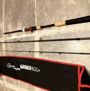 Fishman : Beams CRAWLA 92L+, Bait casting Travel Rod, 3 Pieces, - Picture 1 of 17