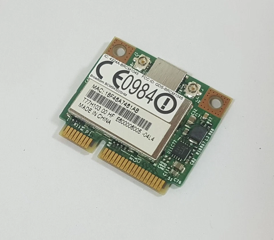 Wlan Wifi Wireless Lan Card Mini PCIe aus Notebook Acer TravelMate 5735Z - Image 1 of 1