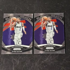 2023 24 PANINI PRIZM KYRIE IRVING GLOBAL REACH BASE 2LOT DD1 - Picture 1 of 2