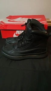 New Nike ACG Woodside II ‘Triple Black’ Boots 525393 090 Men Size 8.5 - Picture 1 of 10