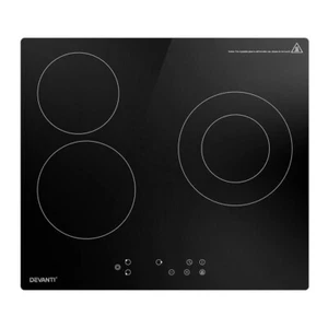 Devanti Electric Ceramic Cooktop 60cm Kitchen Cooker 4 Burner Hob Touch Control - Picture 1 of 7