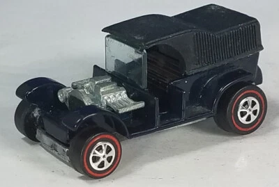 Hot Whe restaurado/personalizado - 1970 - Paddy Wagon - azul marino con gran parte superior de escapada Foto 1 de 2