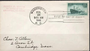 US Scott #939, "U. S. Merchant Marine" Addressed FDC - Picture 1 of 1