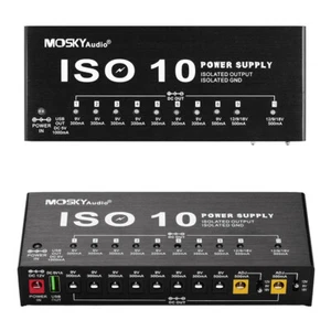 Mosky Audio ISO10 Guitar Effect Pedal Processsor Power Supply 11 Isolated Output - Picture 1 of 6