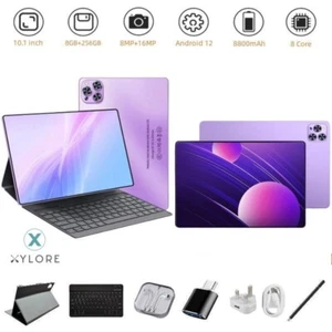 New Learning Tablet 8GB RAM+256GB ROM 10.1-inch, Android 12 Dual SIM 8800mAh - Picture 1 of 33