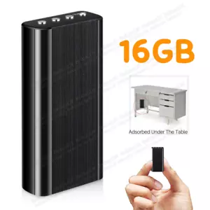 240 Hr Spy Mini Digital Voice Activated Recorder 16GB Audio Recording Device MP3 - Picture 1 of 13