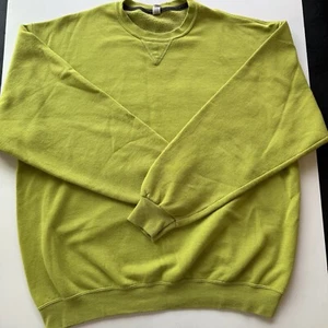 Adult XL Olive Green Fruit Of The Loom Pullover Crewneck Sweatshirt - Picture 1 of 5