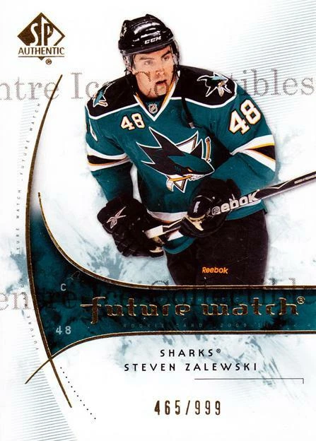 2009-10 SP Authentic #170 Steven Zalewski - Image 1 of 1